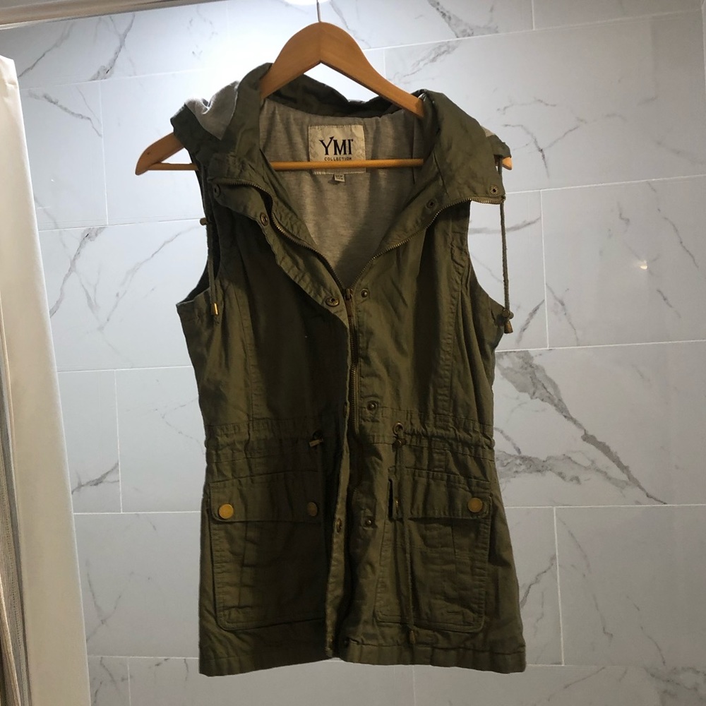 Olive Green Vest